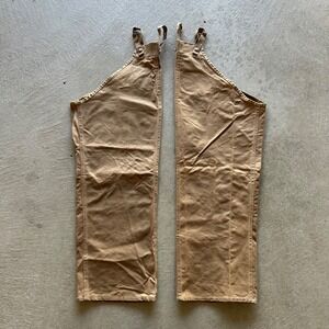CC Filson Chaps Mens Reg Waxed Tin Cloth Style 22 Outdoors Work Hunt Made In USA